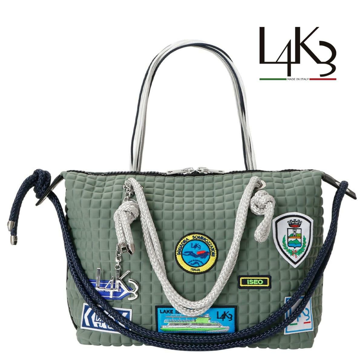  [レーク L4K3] バッグ クイーンレークミディアム アーミー イタリア製 L4K3 qld-1001pa
