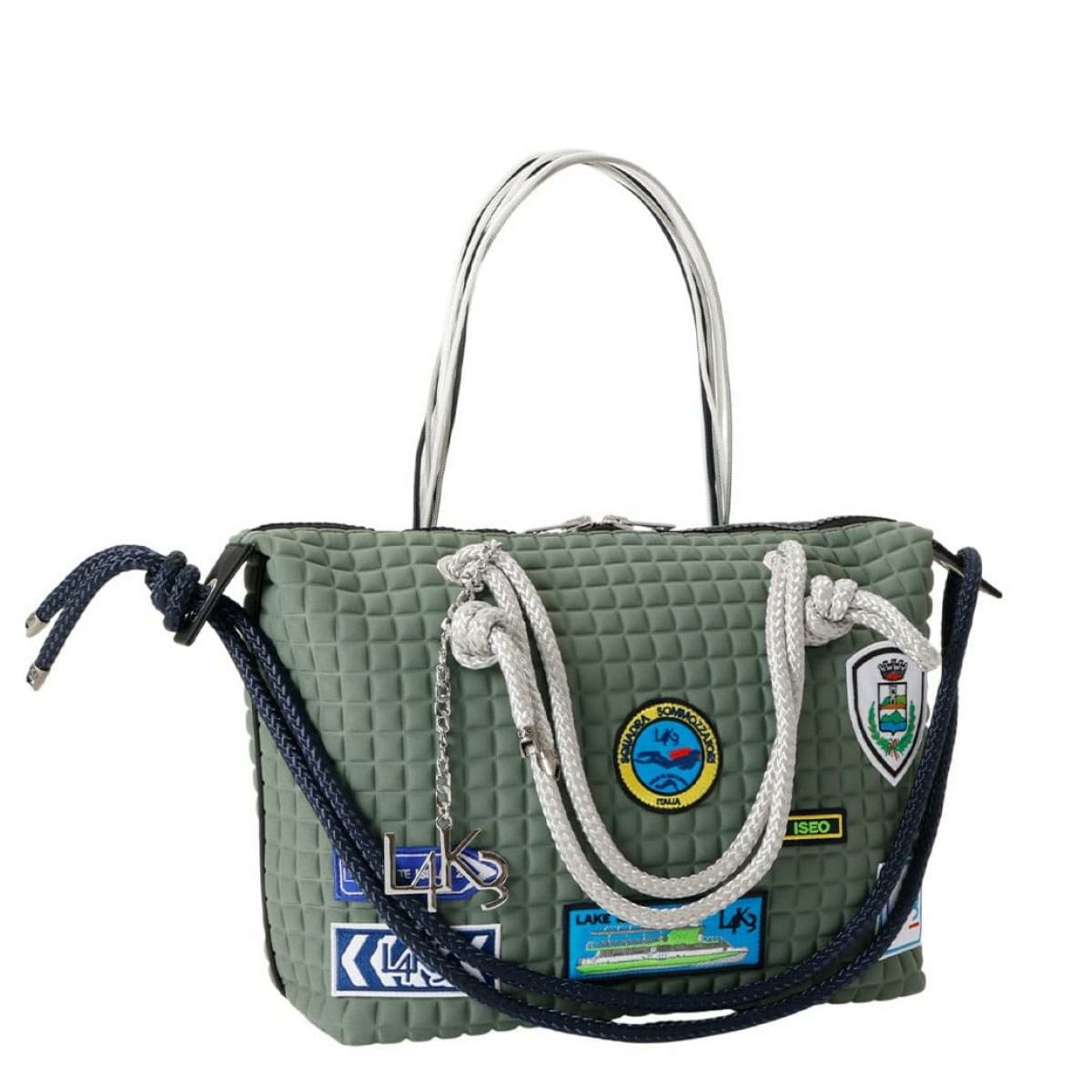  [レーク L4K3] バッグ クイーンレークミディアム アーミー イタリア製 L4K3 qld-1001pa