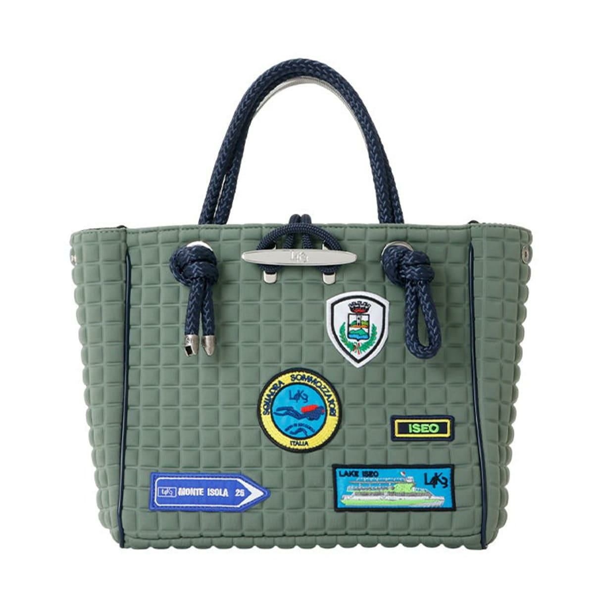 [レーク L4K3] バッグ クリートトートミニ アーミー イタリア製 L4K3 tom-1001pa