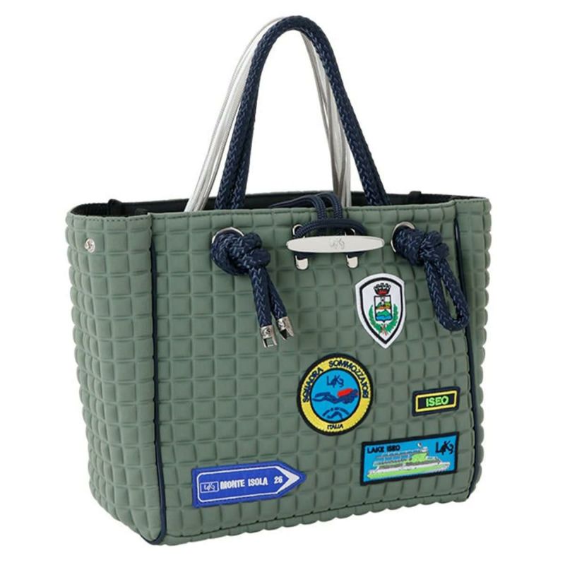 [レーク L4K3] バッグ クリートトートミニ アーミー イタリア製 L4K3 tom-1001pa