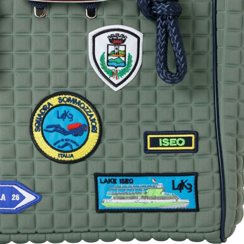 [レーク L4K3] バッグ クリートトートミニ アーミー イタリア製 L4K3 tom-1001pa