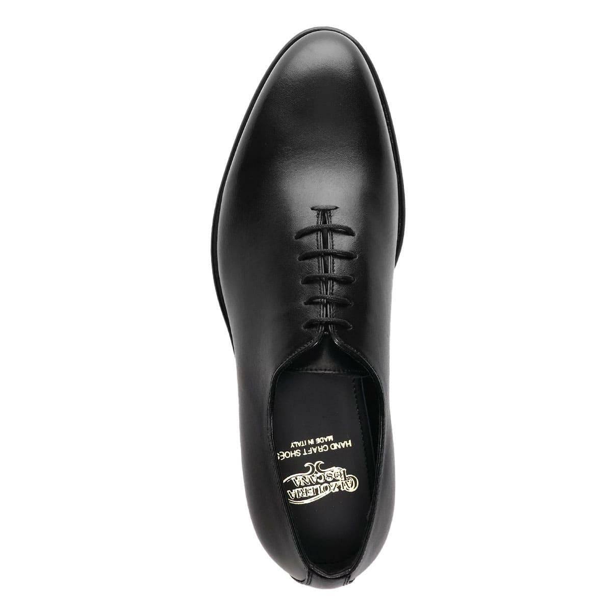カルツォレリアトスカーナ メンズ ドレスシューズ ホールカット ブラック イタリア製 Calzoleria Toscana cutro　7