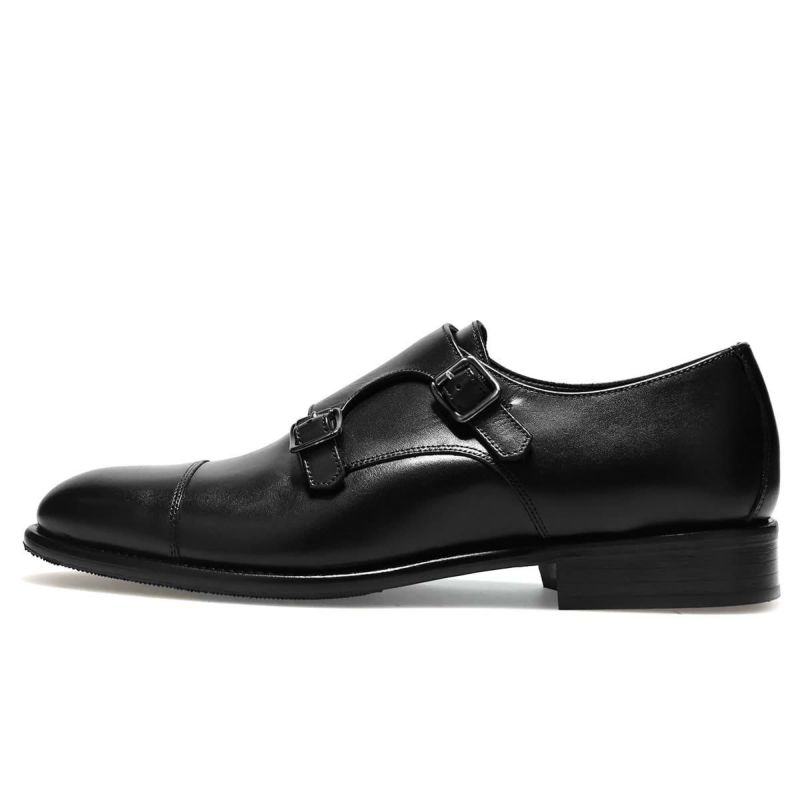 カルツォレリアトスカーナ メンズ ドレスシューズ ダブルモンク ブラック イタリア製 Calzoleria Toscana vibo　2