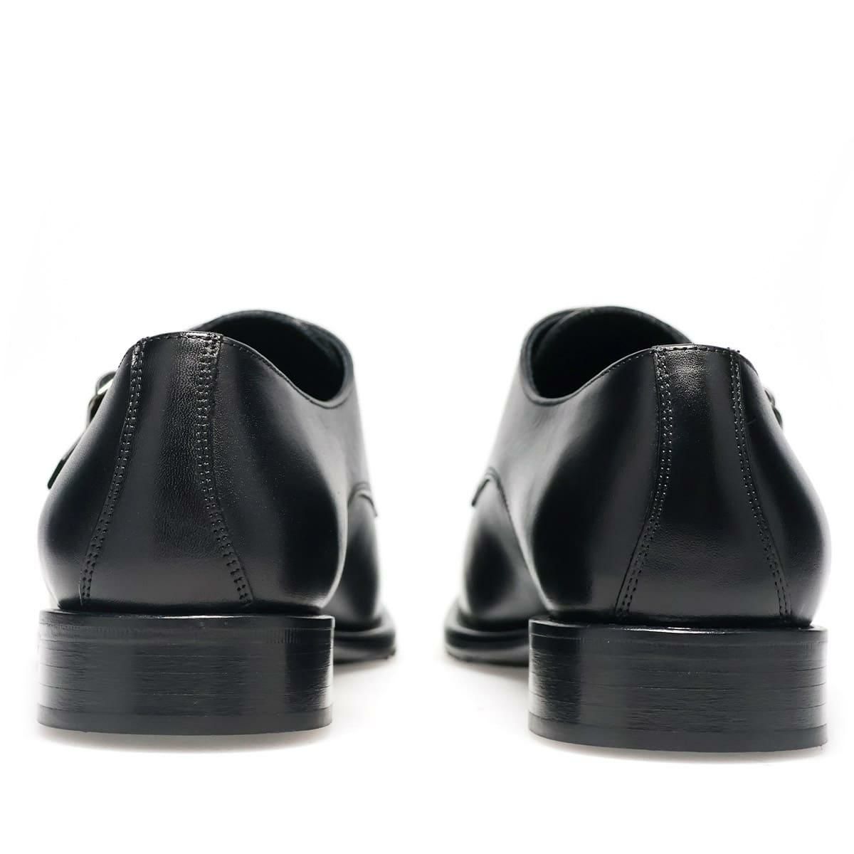 カルツォレリアトスカーナ メンズ ドレスシューズ ダブルモンク ブラック イタリア製 Calzoleria Toscana vibo　6