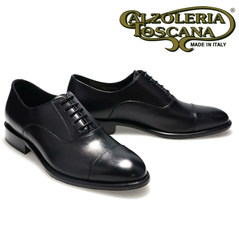カルツォレリアトスカーナ メンズ ドレスシューズ 内羽根ストレートチップ イタリア製 Calzoleria Toscana russi　