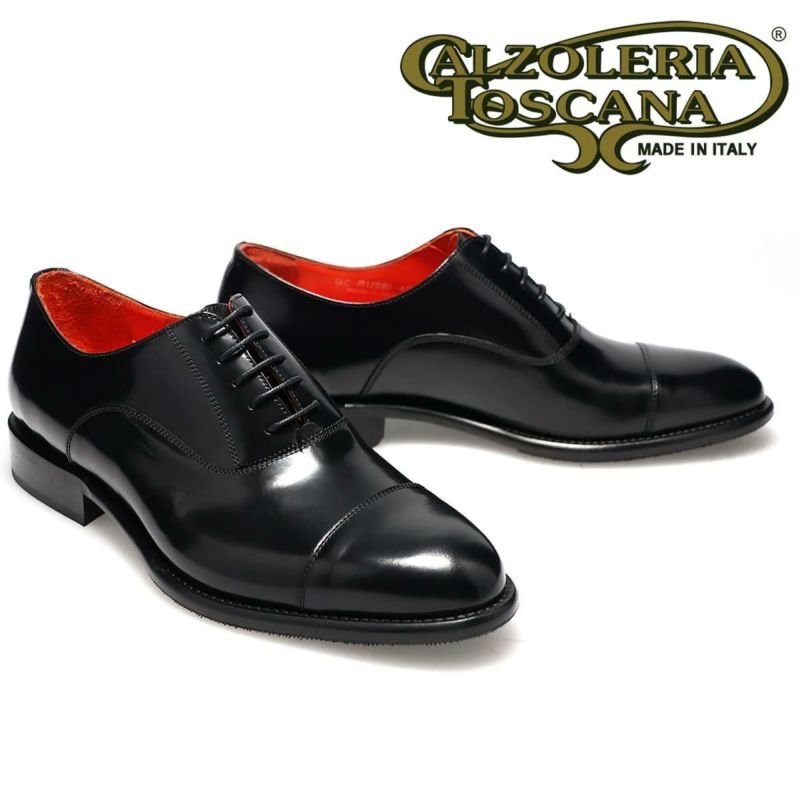 カルツォレリアトスカーナ メンズ ドレスシューズ 内羽根ストレートチップ イタリア製 Calzoleria Toscana russi　2