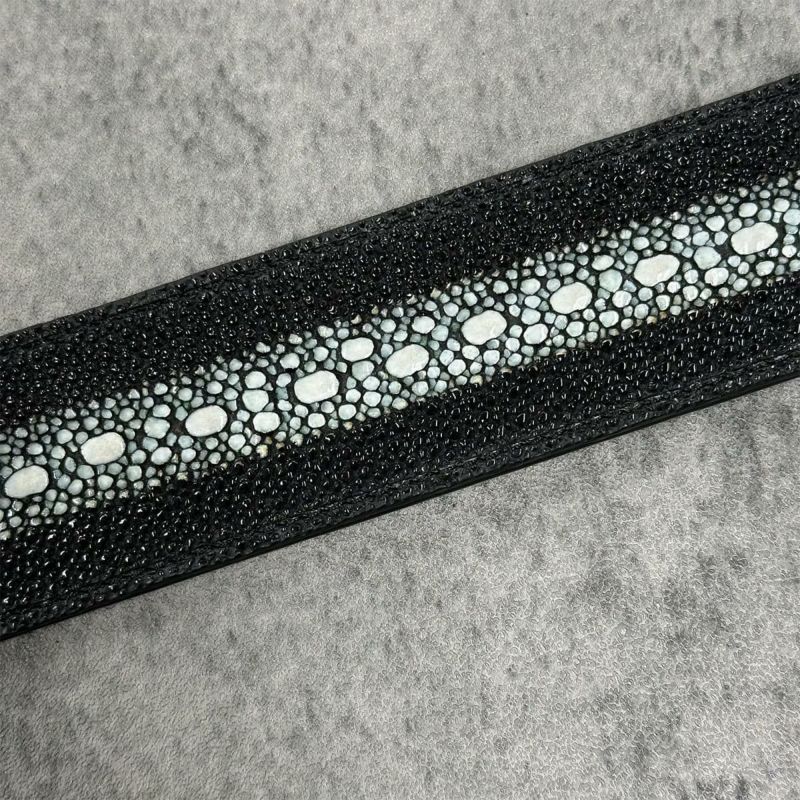 クアトロガッティ スティングレイ(ガルーシャ) 40mm連石ベルト ブラック 国産(日本製) Quattro Gatti 1816 5