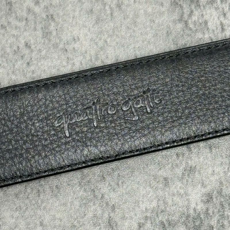 クアトロガッティ スティングレイ(ガルーシャ) 40mm連石ベルト ブラック 国産(日本製) Quattro Gatti 1816 6