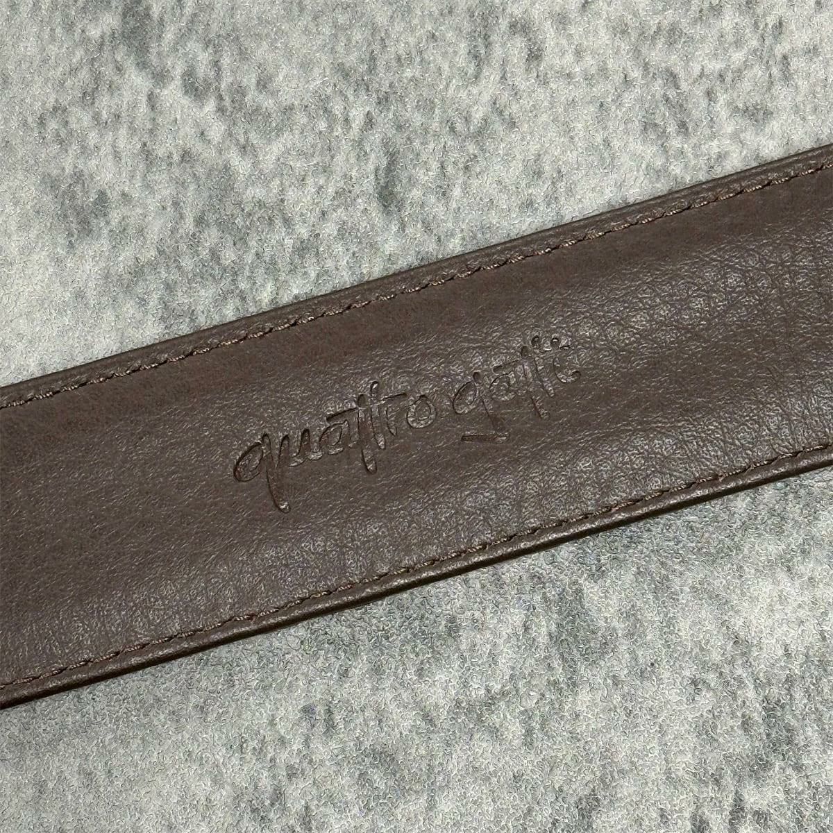 クアトロガッティ スティングレイ(ガルーシャ) 40mm連石ベルト ブラウン 国産(日本製) Quattro Gatti 1816　6