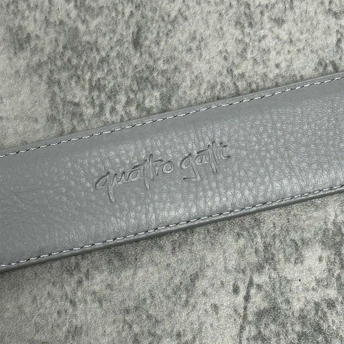 クアトロガッティ スティングレイ(ガルーシャ) 40mm連石ベルト グレー 国産(日本製) Quattro Gatti 1816　5