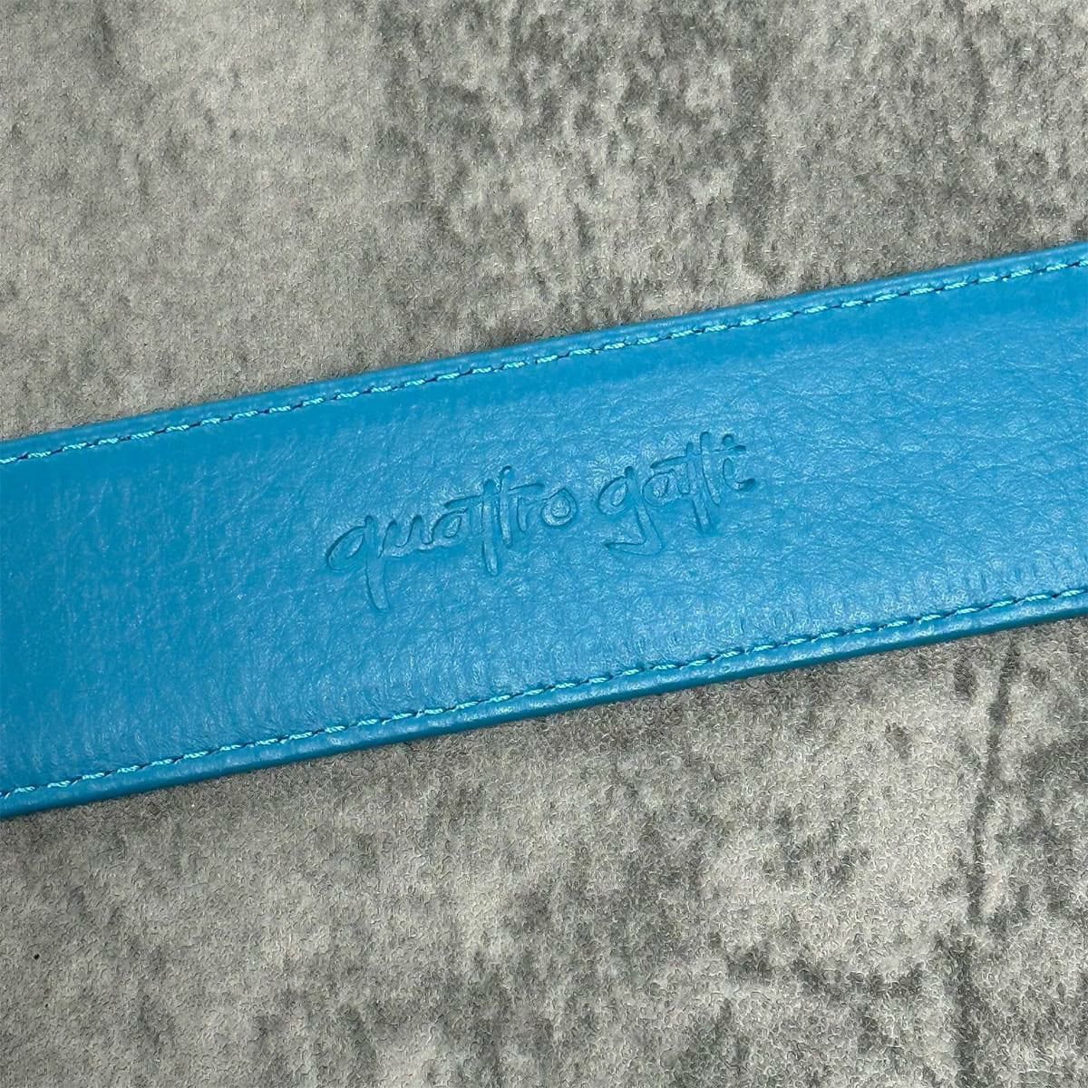 クアトロガッティ スティングレイ(ガルーシャ) 40mm連石ベルト ターコイズ 国産(日本製) Quattro Gatti 1816　6