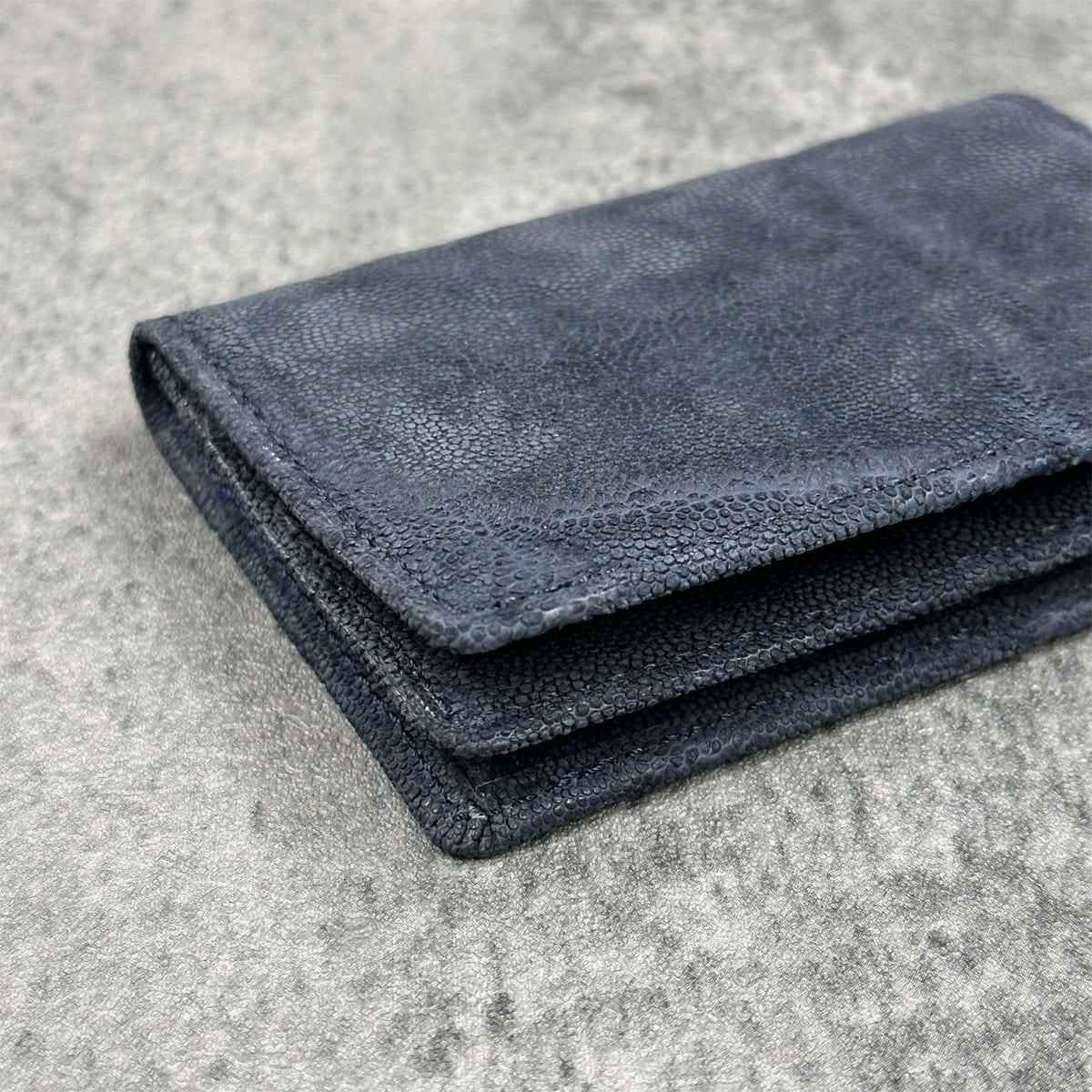 レザック エレファント 名刺入れ ネイビー 国産(日本製) LE'SAC 8206　2