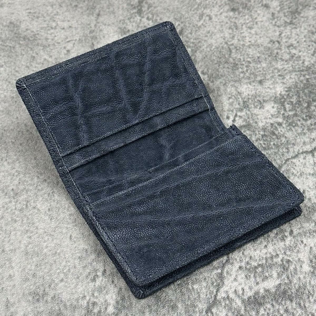 レザック エレファント 名刺入れ ネイビー 国産(日本製) LE'SAC 8206　4