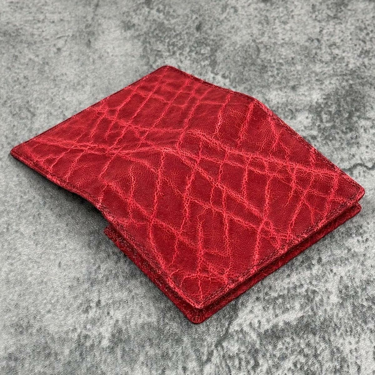  レザック エレファント 名刺入れ レッド 国産(日本製) LE'SAC 8206　3