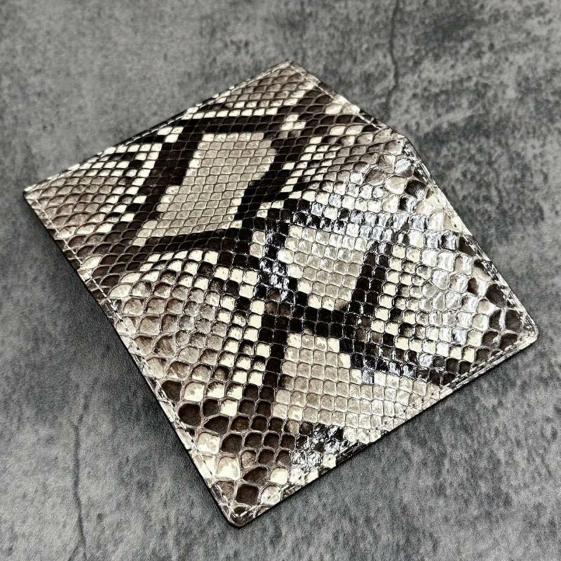 クアトロガッティ パイソン カード入れ (名刺入れ) ナチュラル 国産(日本製) Quattro Gatti 8210　3