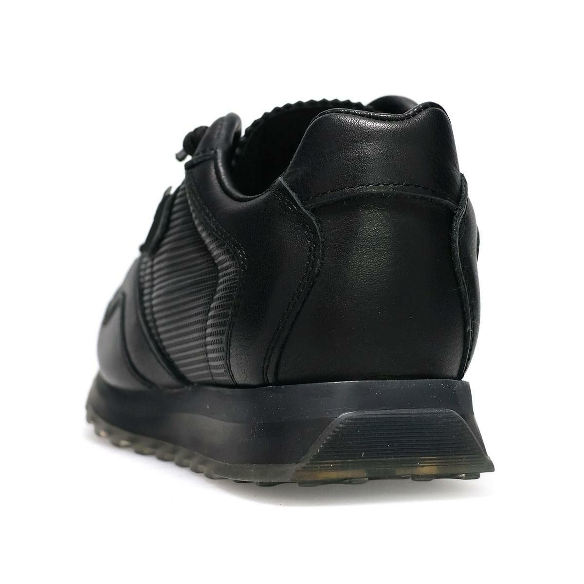 セッティ メンズ スニーカー レザースニーカー ブラック ホワイト スペイン製 cetti c848-232 8