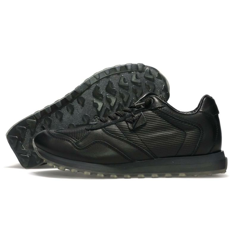 セッティ メンズ スニーカー レザースニーカー ブラック ホワイト スペイン製 cetti c848-232 10