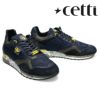 セッティ メンズ スニーカー レザースニーカー ネイビー グレー スペイン製 cetti c848xl-242　