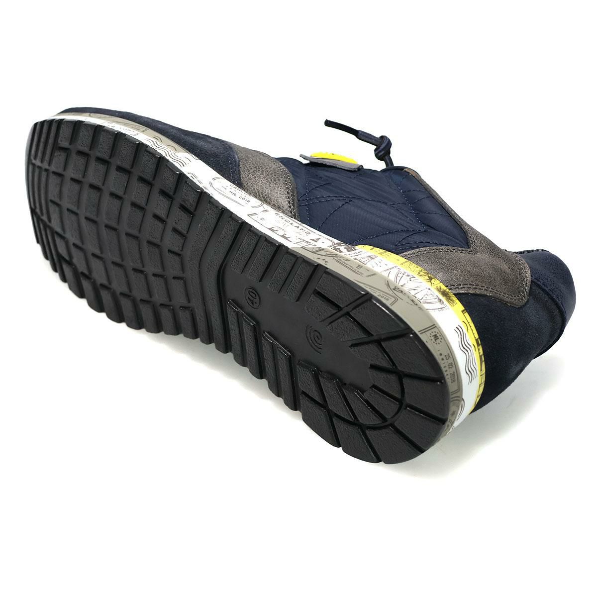 セッティ メンズ スニーカー レザースニーカー ネイビー グレー スペイン製 cetti c848xl-242　6