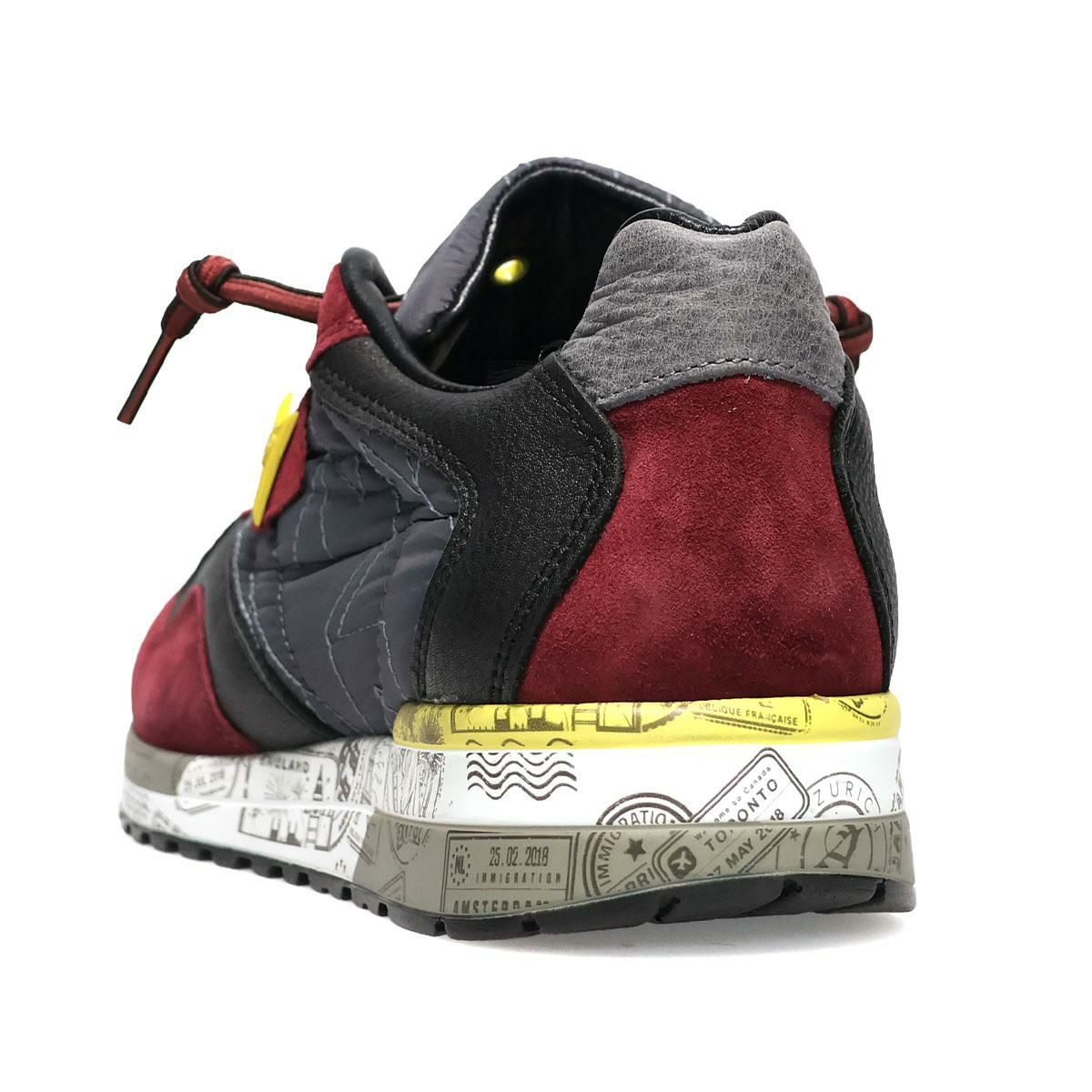 セッティ メンズ スニーカー レザースニーカー ネイビー グレー スペイン製 cetti c848xl-242　15