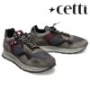 セッティ メンズ スニーカー レザースニーカー ホワイト/カーキ グレー スペイン製 cetti c1271-252　2