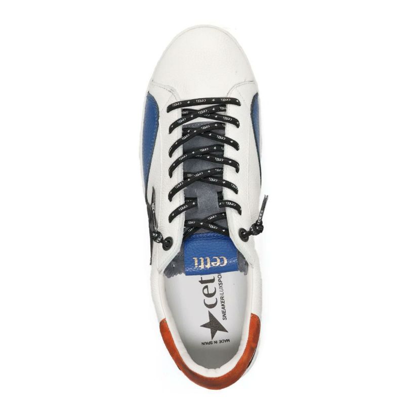 セッティ メンズ スニーカー レザースニーカー ホワイト スペイン製 cetti c1342-252　7