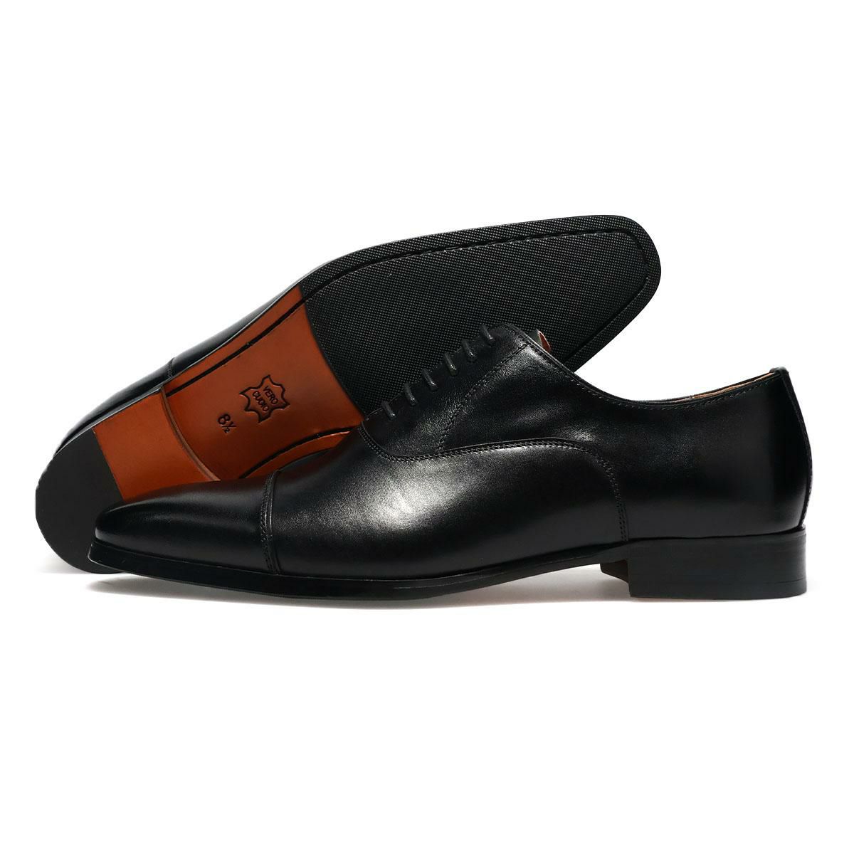 パティノール メンズ ドレスシューズ 内羽根ストレートチップ ブラック ブラウン PATINOR ron160
