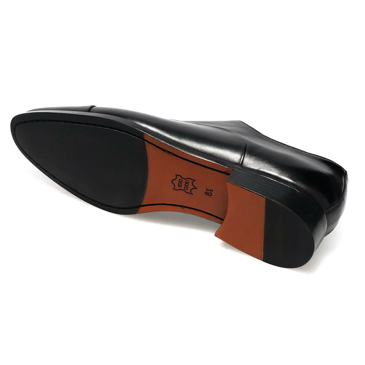 パティノール メンズ ドレスシューズ 内羽根ストレートチップ ブラック ダークブラウン PATINOR ron175