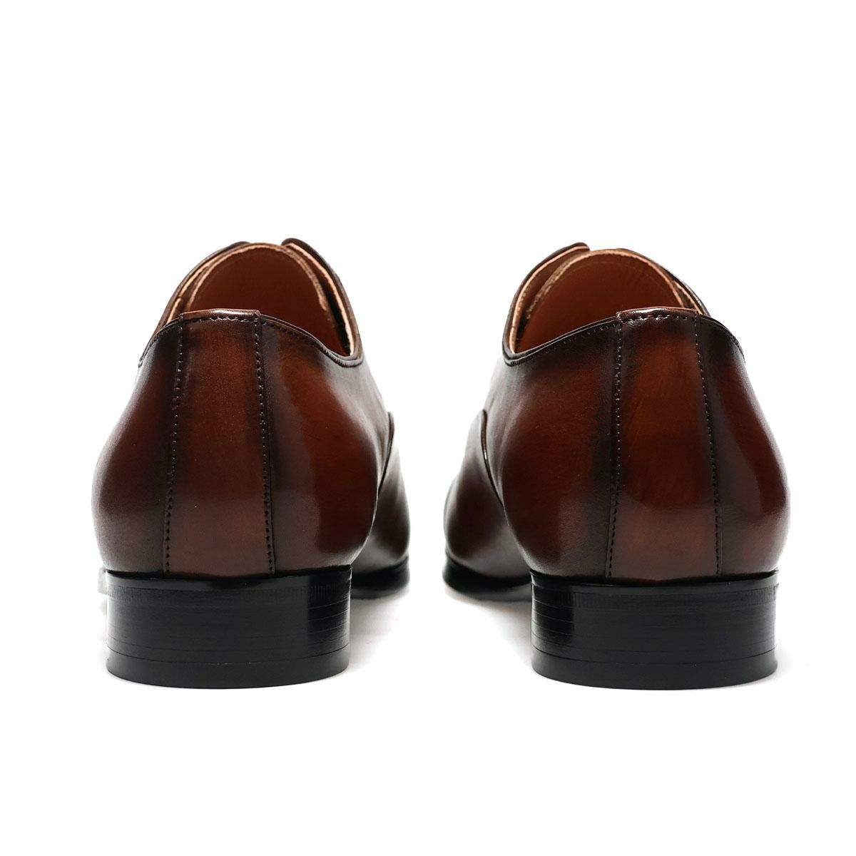 パティノール メンズ ドレスシューズ 内羽根ストレートチップ ブラック ダークブラウン PATINOR ron175