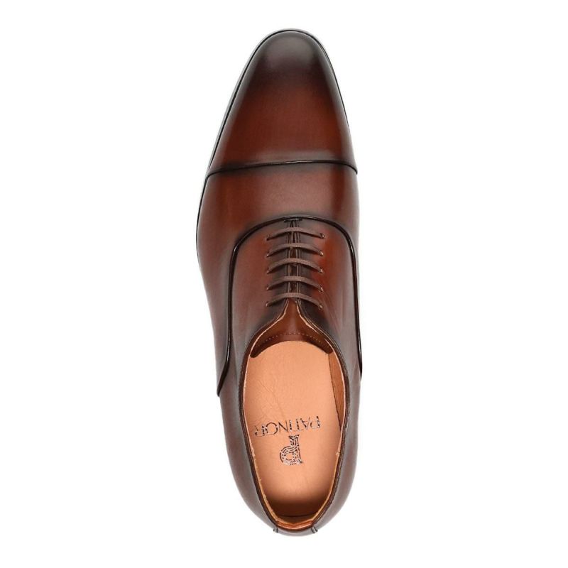 パティノール メンズ ドレスシューズ 内羽根ストレートチップ ブラック ダークブラウン PATINOR ron175