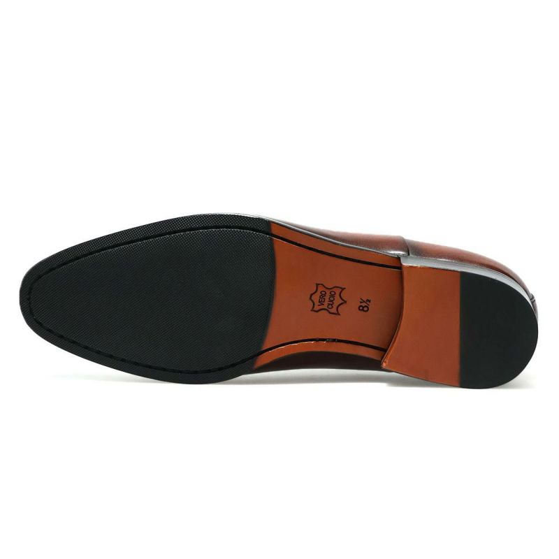 パティノール メンズ ドレスシューズ 内羽根ストレートチップ ブラック ダークブラウン PATINOR ron175