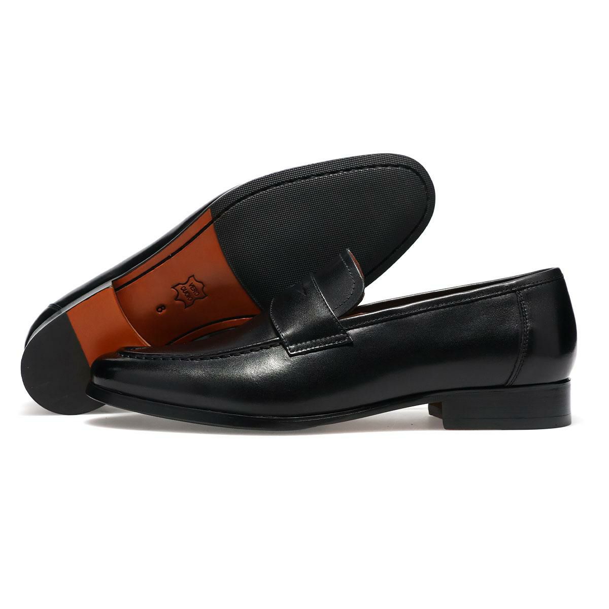 パティノール メンズ ドレスシューズ コインローファー ブラック ダークブラウン PATINOR ron180　11