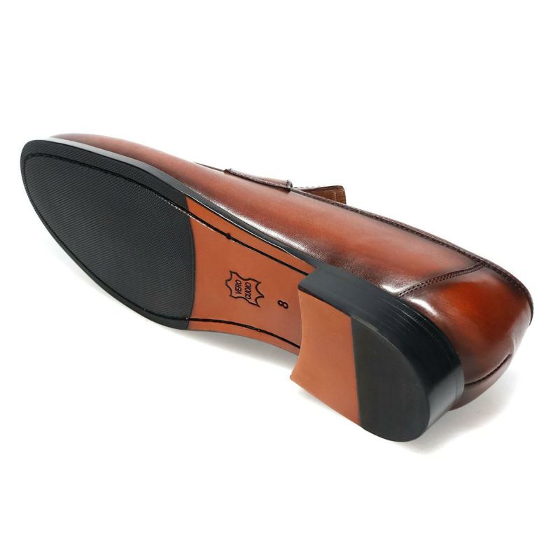 パティノール メンズ ドレスシューズ コインローファー ブラック ダークブラウン PATINOR ron180　14