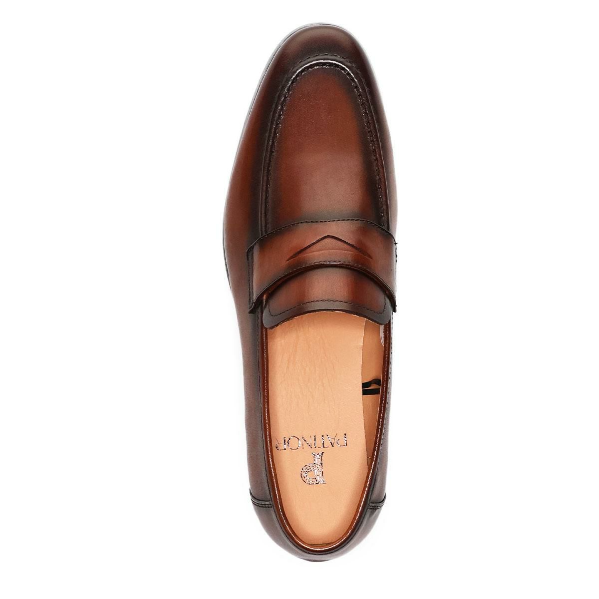 パティノール メンズ ドレスシューズ コインローファー ブラック ダークブラウン PATINOR ron180　17