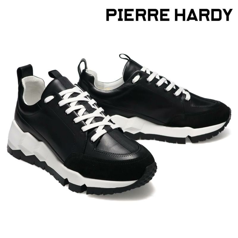 ピエールアルディ メンズ スニーカー ストリートライフ ブラック