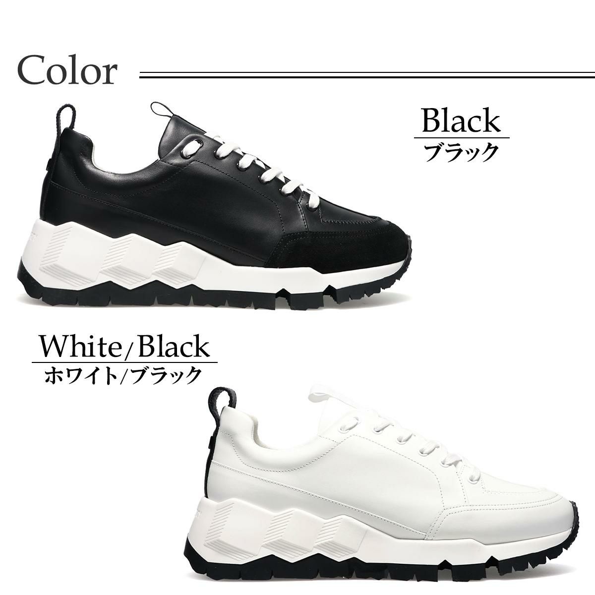 ピエールアルディ メンズ スニーカー ストリートライフ ブラック ホワイト PIERRE HARDY pqx02zps26calf　3