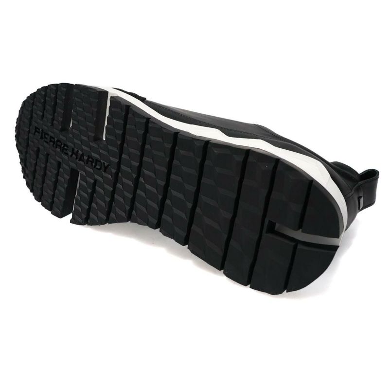 ピエールアルディ メンズ スニーカー ストリートライフ ブラック ホワイト PIERRE HARDY pqx02zps26calf　6