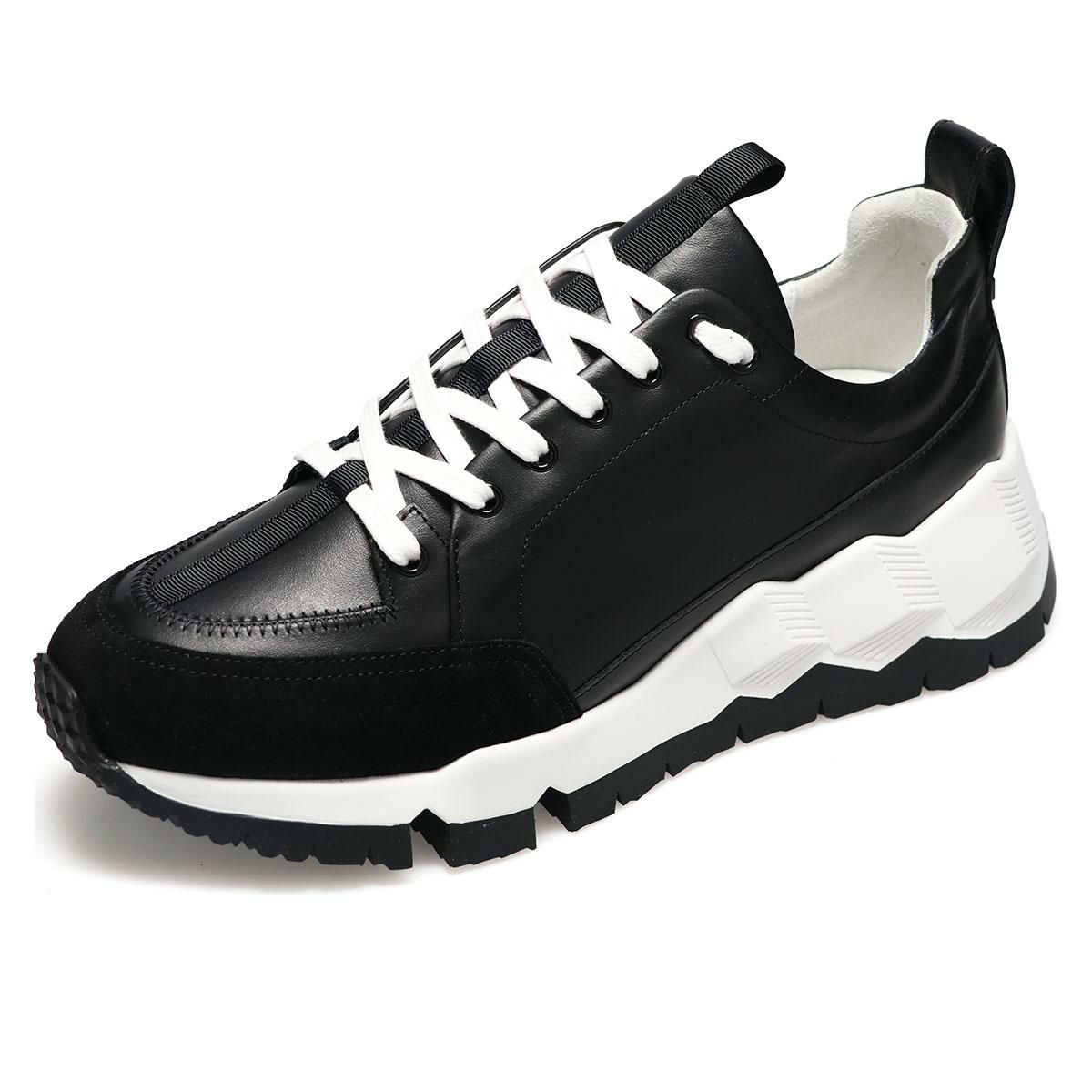 ピエールアルディ メンズ スニーカー ストリートライフ ブラック ホワイト PIERRE HARDY pqx02zps26calf　7