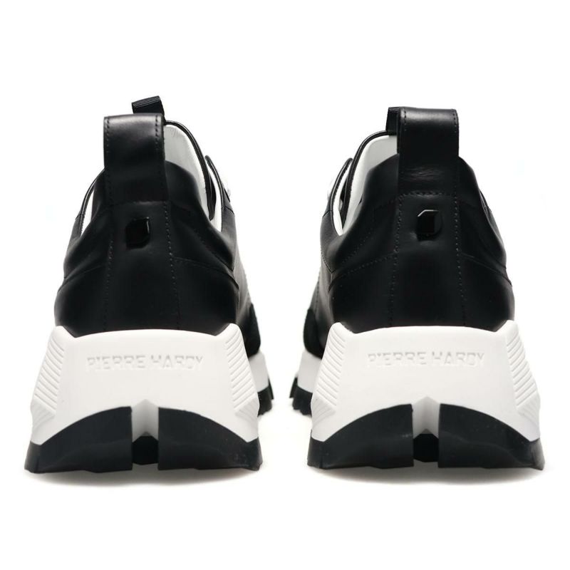ピエールアルディ メンズ スニーカー ストリートライフ ブラック ホワイト PIERRE HARDY pqx02zps26calf　8