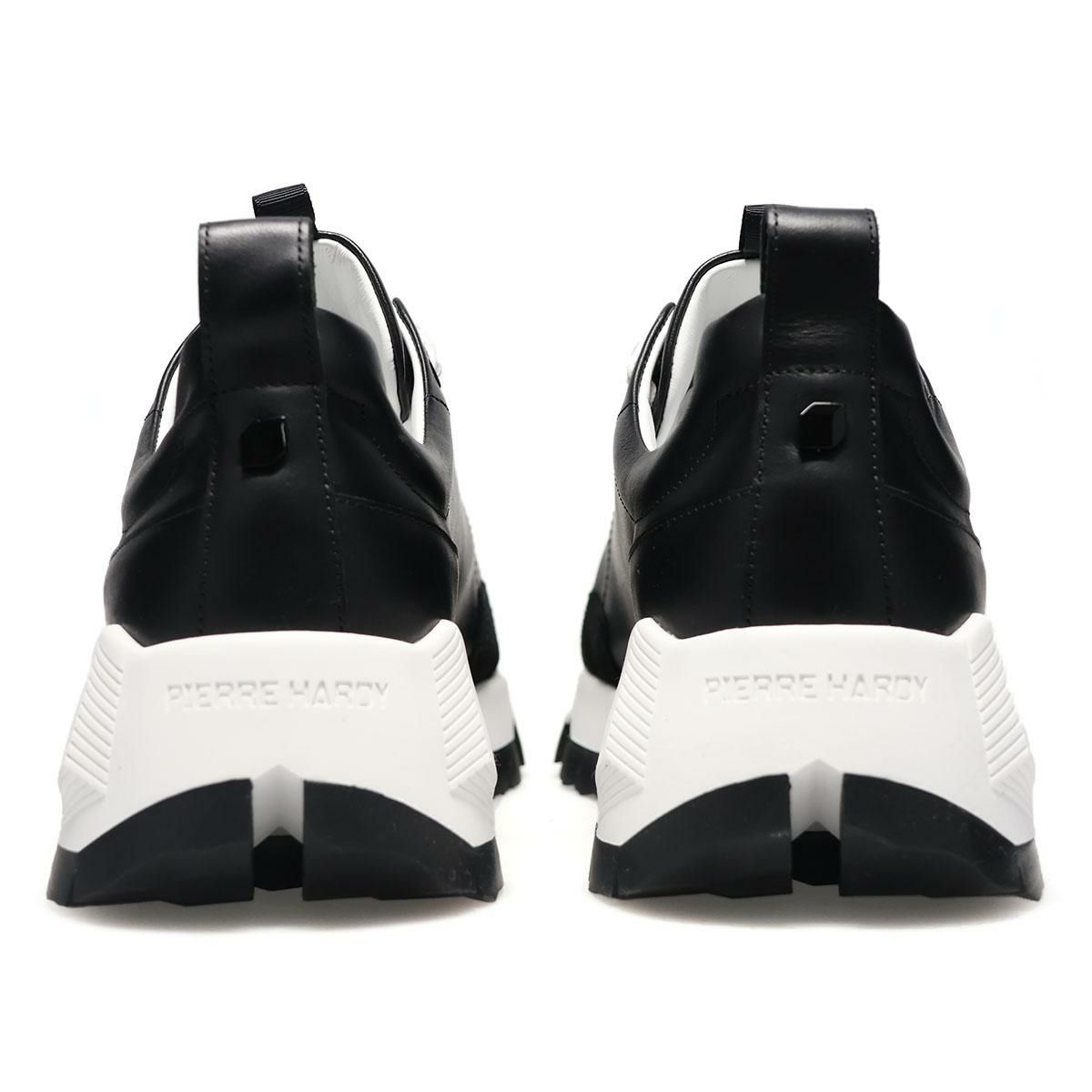 ピエールアルディ メンズ スニーカー ストリートライフ ブラック ホワイト PIERRE HARDY pqx02zps26calf　8