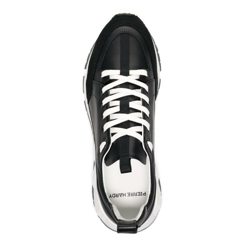 ピエールアルディ メンズ スニーカー ストリートライフ ブラック ホワイト PIERRE HARDY pqx02zps26calf　9