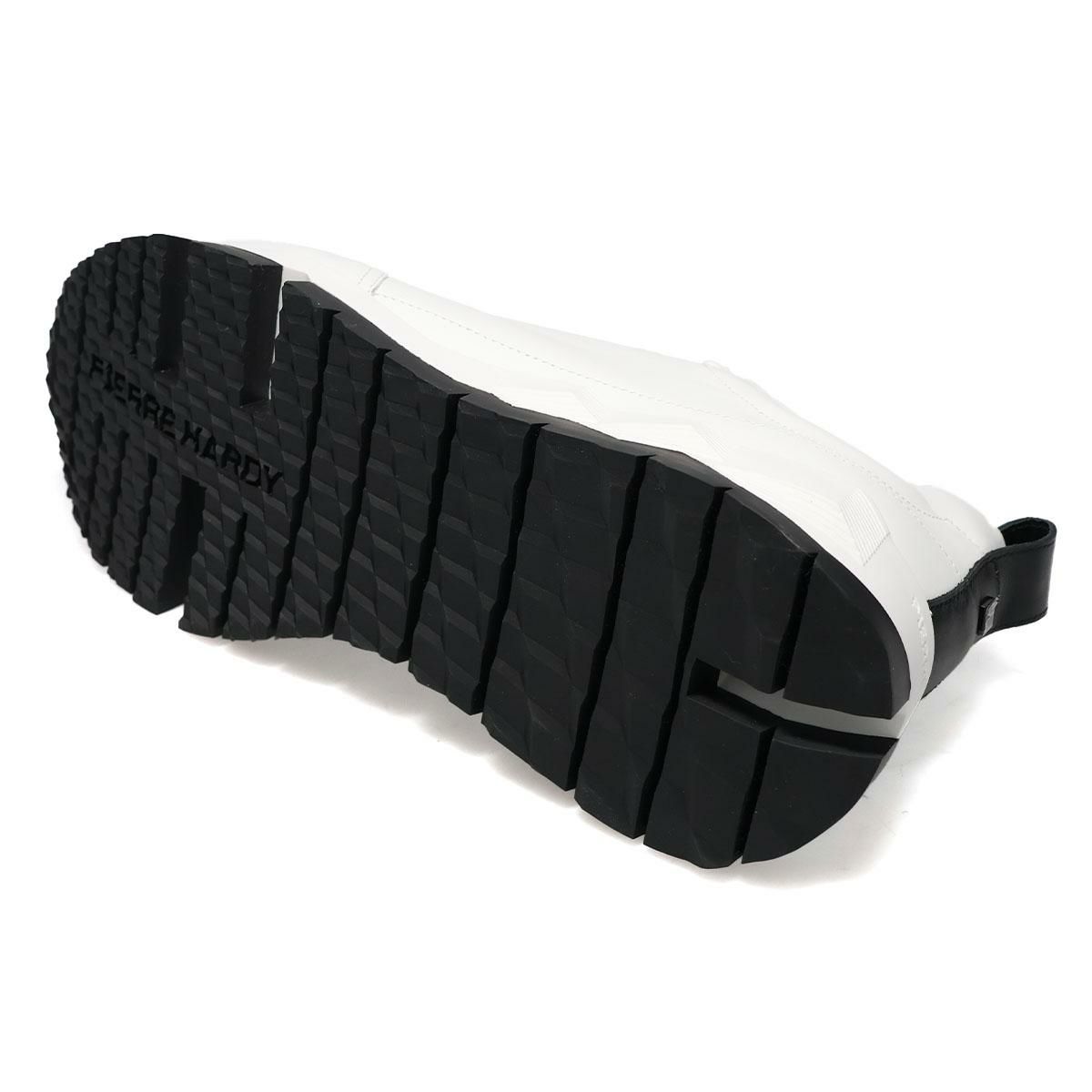 ピエールアルディ メンズ スニーカー ストリートライフ ブラック ホワイト PIERRE HARDY pqx02zps26calf　12