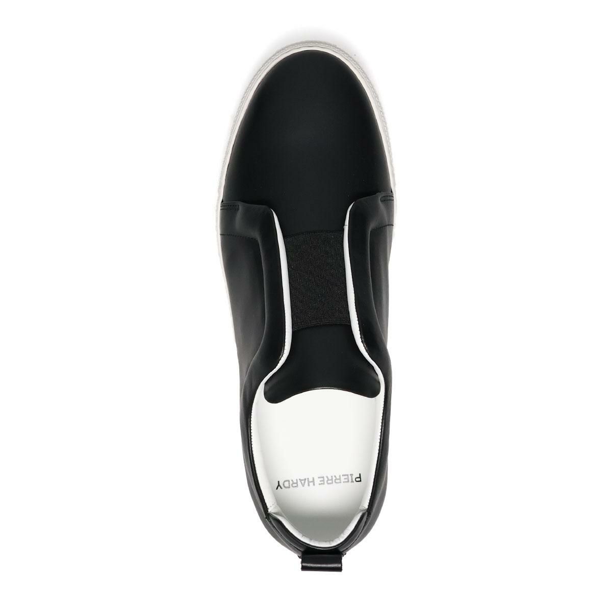 ピエールアルディ メンズ スニーカー スライダー ブラック ホワイト PIERRE HARDY pjx02zps26calf 9