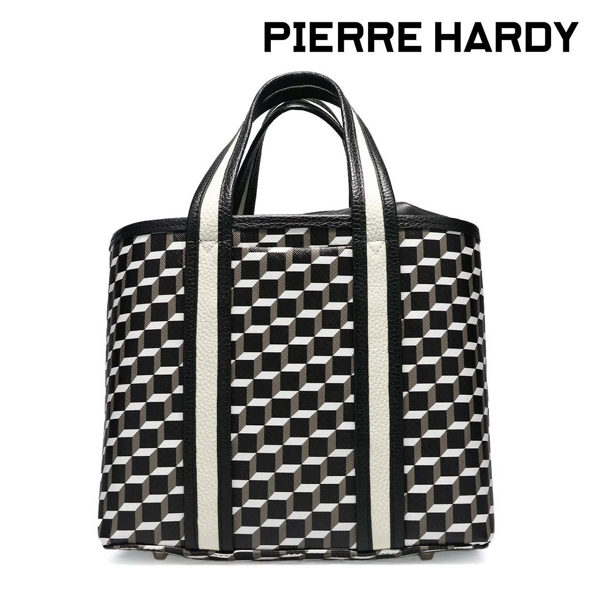  ピエールアルディ バッグ ミニトートバッグ ブラック ホワイト PIERRE HARDY pv05tps26canccf 