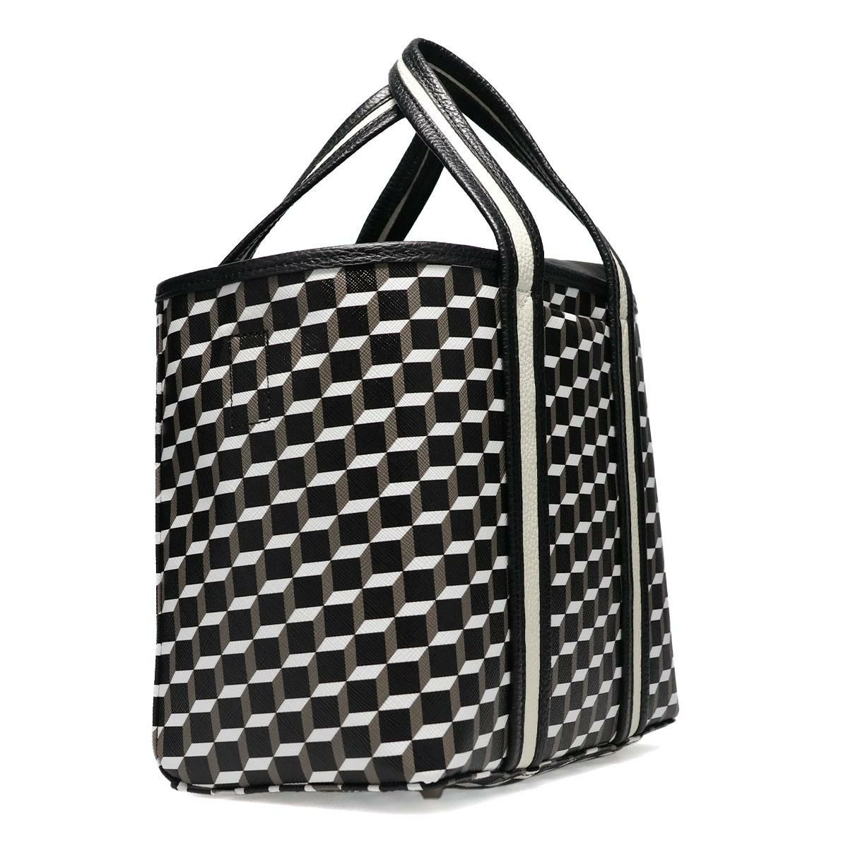  ピエールアルディ バッグ ミニトートバッグ ブラック ホワイト PIERRE HARDY pv05tps26canccf 2