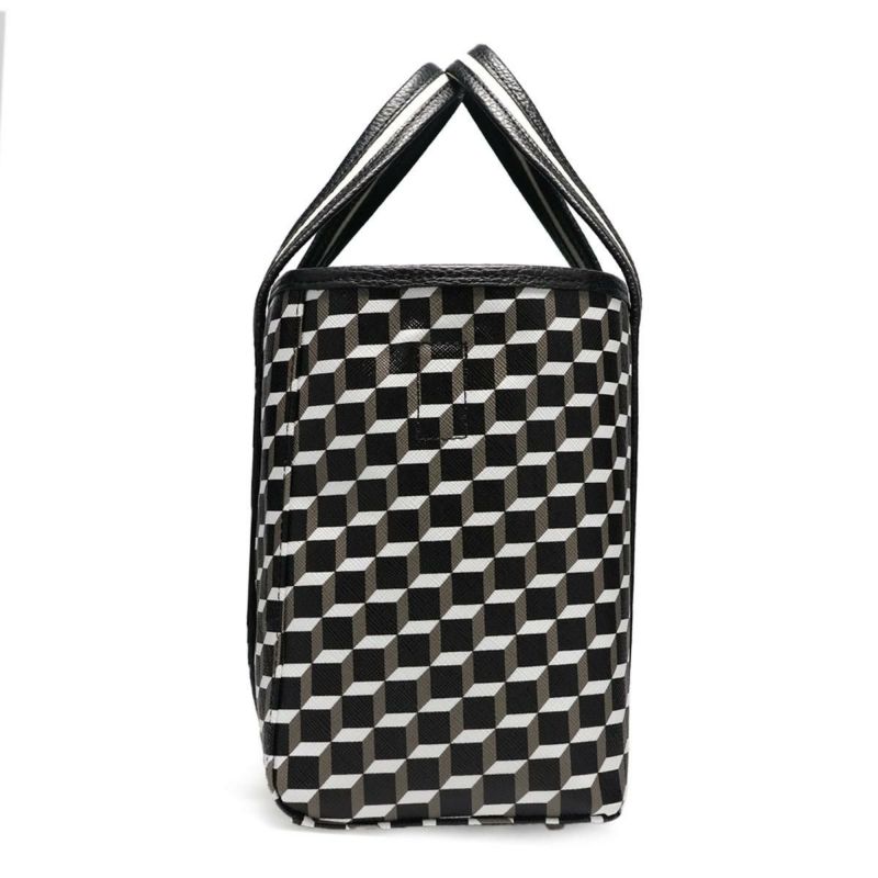  ピエールアルディ バッグ ミニトートバッグ ブラック ホワイト PIERRE HARDY pv05tps26canccf 3