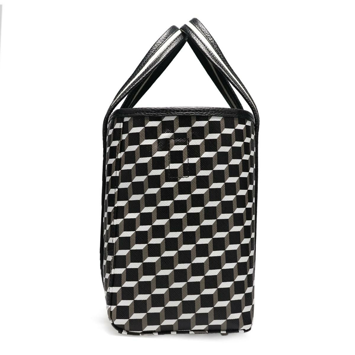  ピエールアルディ バッグ ミニトートバッグ ブラック ホワイト PIERRE HARDY pv05tps26canccf 3