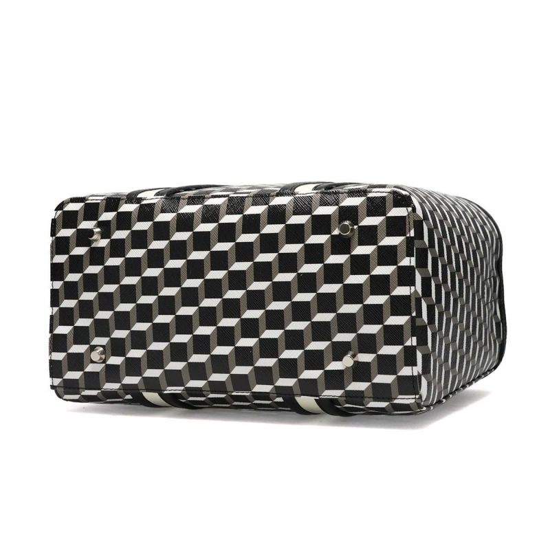  ピエールアルディ バッグ ミニトートバッグ ブラック ホワイト PIERRE HARDY pv05tps26canccf 4