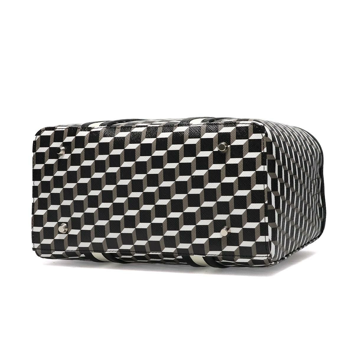  ピエールアルディ バッグ ミニトートバッグ ブラック ホワイト PIERRE HARDY pv05tps26canccf 4