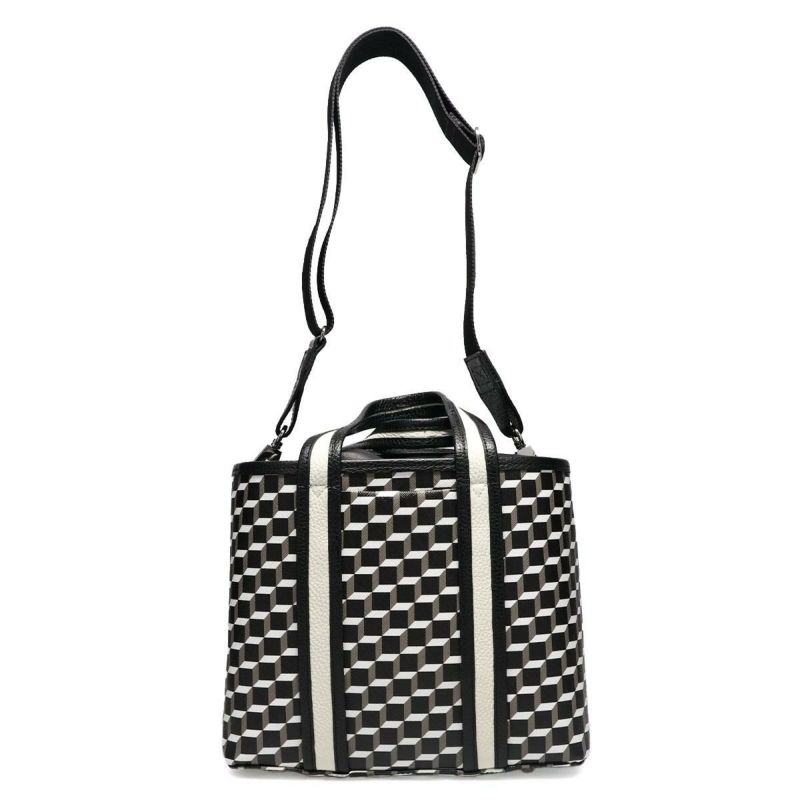  ピエールアルディ バッグ ミニトートバッグ ブラック ホワイト PIERRE HARDY pv05tps26canccf 5